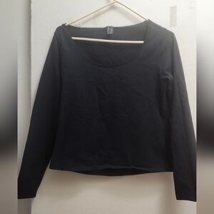 Forever 21 Black Long Sleeve Tee